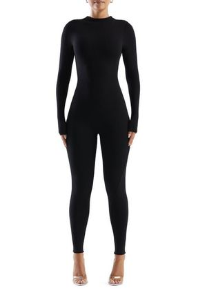Naked Wardrobe The NW Jumpsuit in Black at Nordstrom, Size Medium