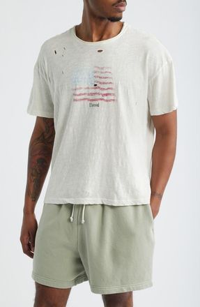 Elwood Frontier Flag Graphic T-Shirt in Salt at Nordstrom, Size Xx-Large