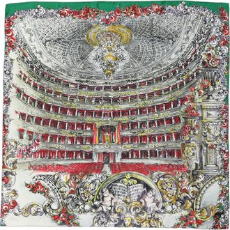 Dolce & Gabbana Piero Fornasetti Printed Silk Scarf - Multicolor