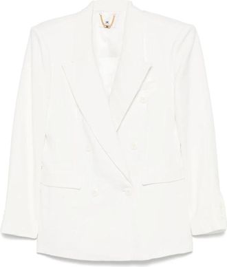 Elisabetta Franchi Blazers - Dames - Blazers - Wit - L - Jassen