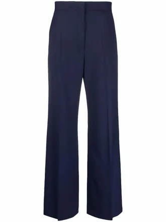Paul Smith high-waisted tailored trousers - Blue