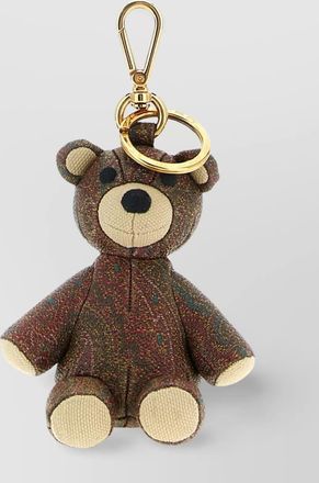 Etro teddy bear keyring charm