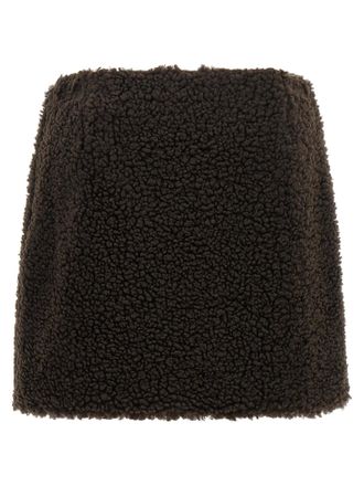 Moncler Teddy Skirt - Brown