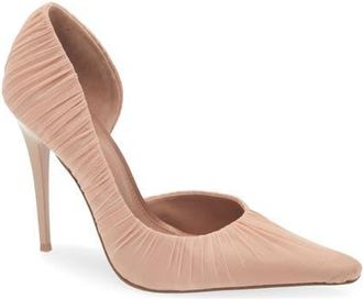 Steve Madden Elegant Pointed Toe dOrsay Pump in Mocha at Nordstrom, Size 5.5