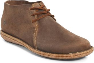 Born Mens Nash Low-Profile Chukka Boots In Taupe Avola Distressed