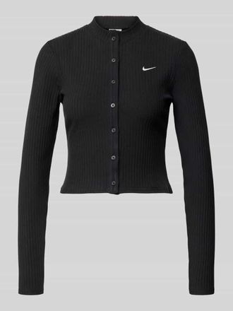 Nike Cardigan in Ripp-Optik Modell CHILL in Black, Gr&ouml;&szlig;e XL