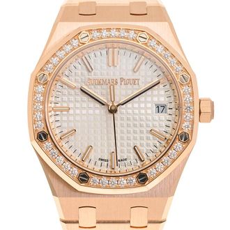 Audemars Piguet Royal Oak Automatic Diamond Silver Dial Unisex Watch 77451OR.ZZ.1361OR.03