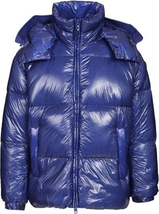 Diesel Jassen - Heren - Winterjassen - Blauw - L - Katoen - Jassen