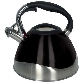 KELA Kela - Silbato Tetera 3l Negro - 11656 Line
