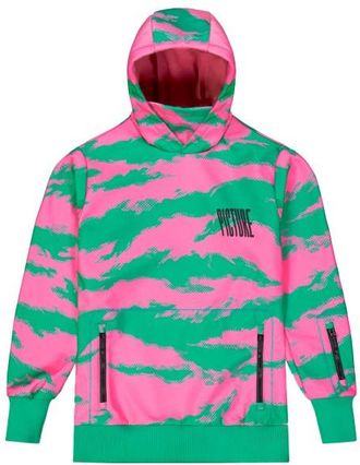 Picture Parker Printed Jacket Softshellpullover - Unisex | türkis/rosa