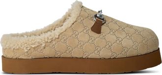 Gucci Interlocking-G horsebit slippers - Beige