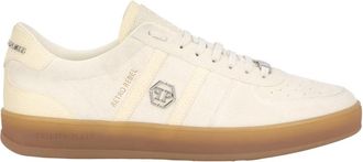 Philipp Plein Low-Top Sneakers Retro Rebel - unisex - Sneakers - Wit - 40 EU - Leer - Schoenen