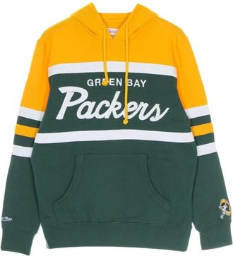 Mitchell & Ness Capuchon - Heren - Hoodies - Groen - S - Hoodies & sweatvesten