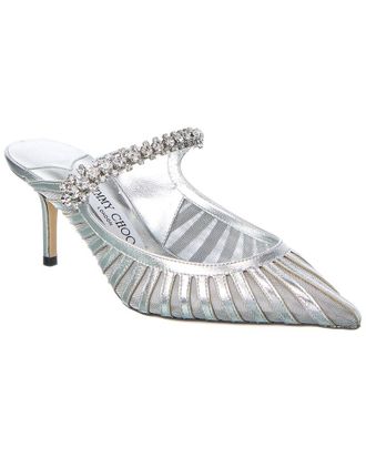 Jimmy Choo London Bing 65 Leather & Mesh Pump