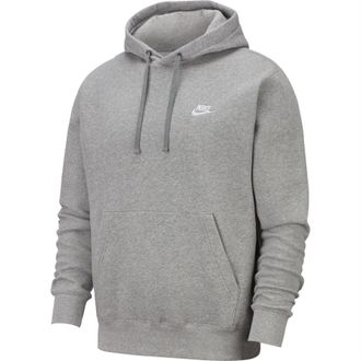 Nike Heren Club Fleece Pullover Hoodie (Grijs)