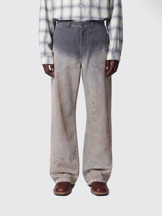 Our Legacy Jeans Rig Chino in denim a gamba larga con stampa astratta