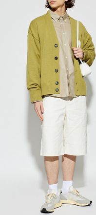 Ami Shirt With Logo, Mens, Beige