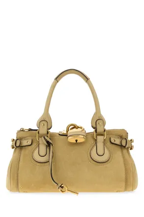 Chlo&eacute; Beige Paddington Large Shoulder Bag