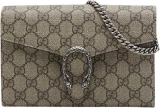 Gucci Pre-owned Wallet on Chain - Dames - Vintage Schoudertas - Beige - ONE Size - Vintage
