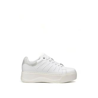 Cult Schoenen, Dames, Wit, 39 EU, Leer, Perry 3162 Sneakers