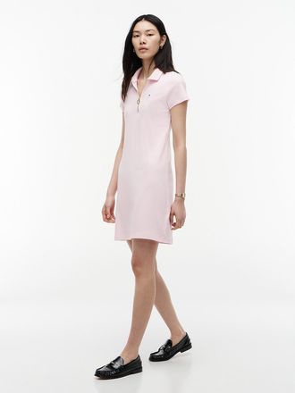 Tommy Hilfiger Womens Zip Polo Dress - Pink - XXL