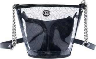Chanel Bolso Cubo Pre-owned de PVC - Pre-owned - Mujer - Negro - ONE SIZE