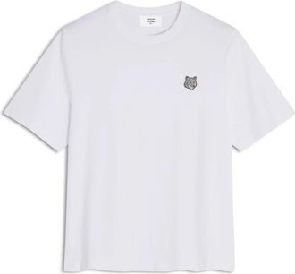 Maison Kitsun&eacute; Jersey T-shirt - Dames - T-shirts - Wit - S - Katoen - Tops