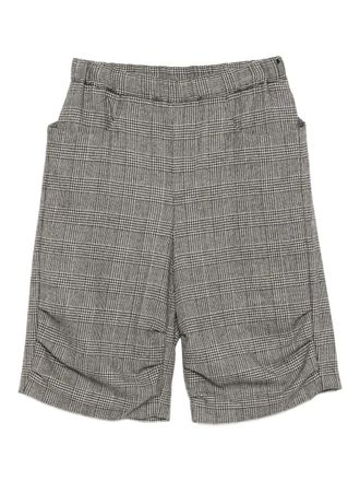 Comme Des Garçons Shorts in pied-de-poule - Nero