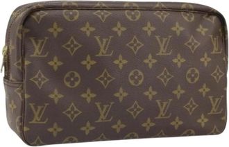 Louis Vuitton Pre-owned Clutches, female, Brown, Size: ONE SIZE Pre-owned Canvas Clutch