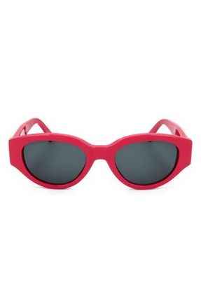 Retro Superfuture 53mm Cat Eye Sunglasses in Red at Nordstrom Rack