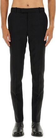 Alexander McQueen Black Flat Front Pants