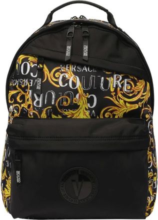 Versace Jeans Couture Tassen, Heren, Zwart, ONE Size, Zwarte Rugzak Stijlvol 74Ya 4B70Zs 588G89