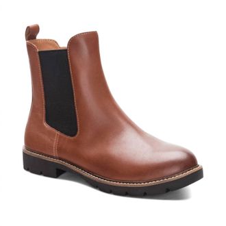 Aetrex Womens Hannah Arch Support Boot In Cognac