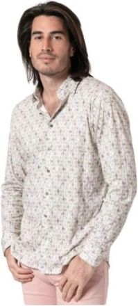 DeSoto Overhemd - Heren - Casual Overhemden - Roze - M - Overhemden