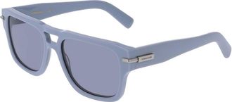 Ferragamo SF2070S 452 Mens Sunglasses Blue Size 56
