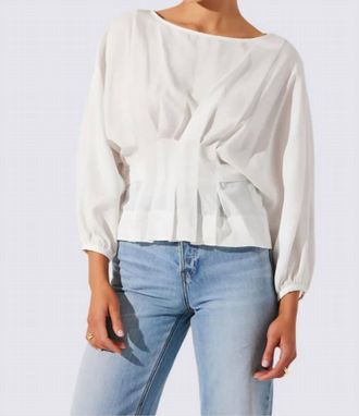 Astr Ciara Top In White