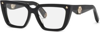 Philipp Plein Vpp 191 Optical Frame - Dames - Brillen - Zwart - 55 MM - Accessoires