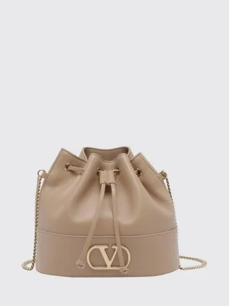 Valentino Garavani Mini borsa a secchiello VLogo Signature in pelle di vitello