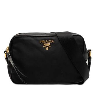 Prada Pre-owned Cross Body Bags, female, Black, Size: ONE SIZE Pre-owned Vintage Cross Body Bag