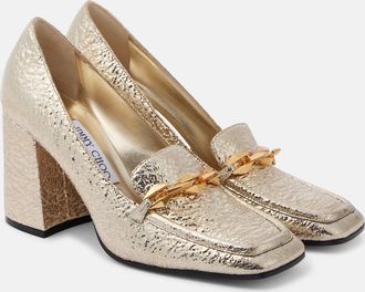Jimmy Choo London Diamond Tilda 80 loafer pumps