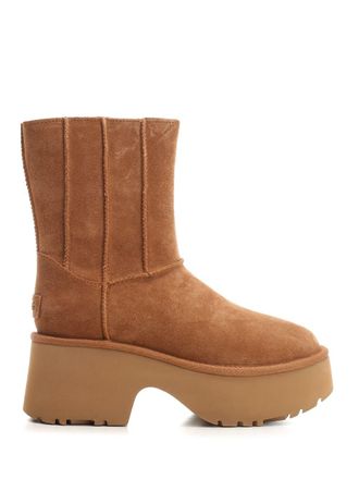 UGG High Ankle Boot With Platform Boots Marrone-Donna