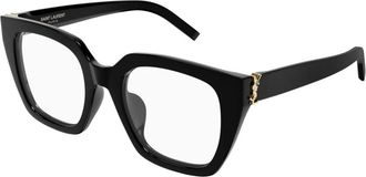 Saint Laurent M143 Optisch Montuur - Dames - Brillen - Zwart - 51 MM - Accessoires