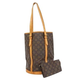 Louis Vuitton Pre-owned Bucket Bags, female, Brown, Size: ONE SIZE Pre-owned Tote bag