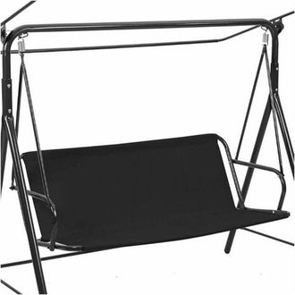 OEM Telo Di Copertura Per Sedia A Dondolo Stk (138 X 50 X 50 Cm, Nero), Tela Per Dondolo Da Giardino, Telo Impermeabile Per Sedia A Dondolo, Telo Antivent