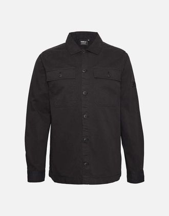 Barbour Mens Barbour International Arlo Overshirt - Black - Size: 38/Regular