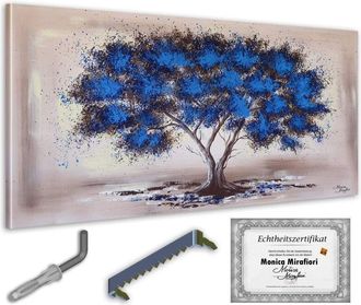 OEM Monica Mirafiori I 100% Pintado A Mano I Cuadro &Aacute;rbol 140x70cm Cuadro Pintado A Mano Cuadro Acr&iacute;lico Cuadro Acr&iacute;lico De Gran Tama&ntilde;o I Arte Moderno I C