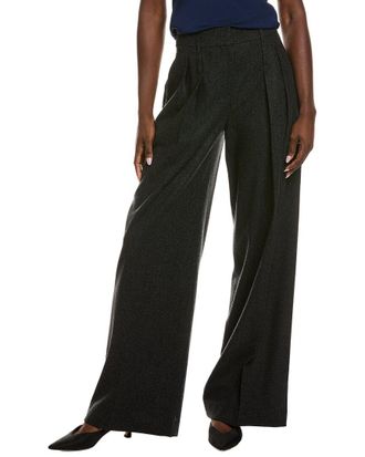 Michael Kors Wool & Silk-Blend Slouch Trouser
