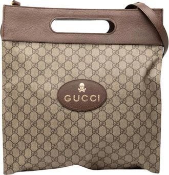 Gucci Pre-owned Tote Bags, female, Brown, Size: ONE SIZE Pre-owned Tote Bag with Top Handle