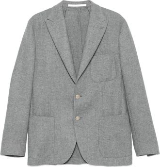 Eleventy Blazer met enkele rij knopen - Grijs