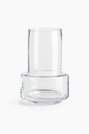 H&M Glasvase mit Abstufung - Weiss